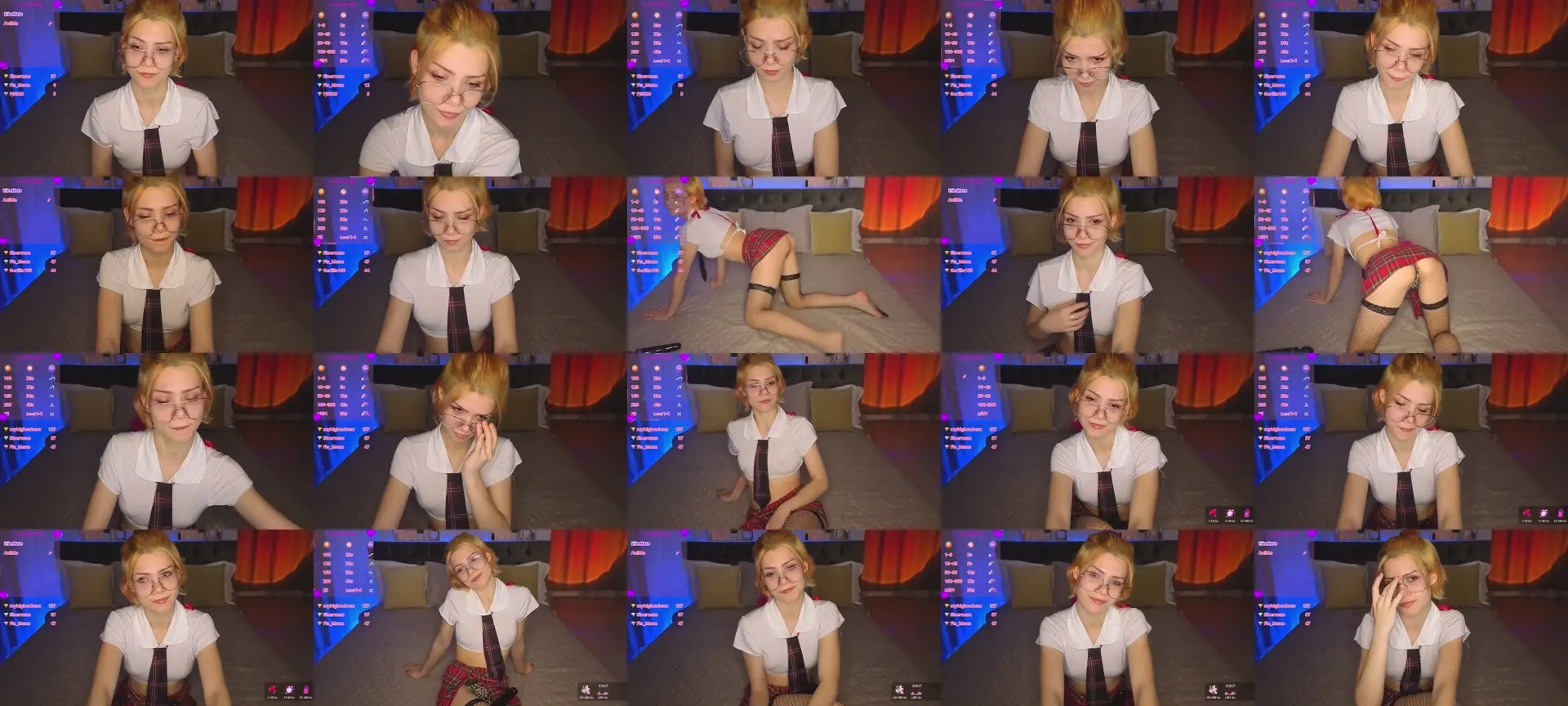 Litt1epeach photo contact sheet