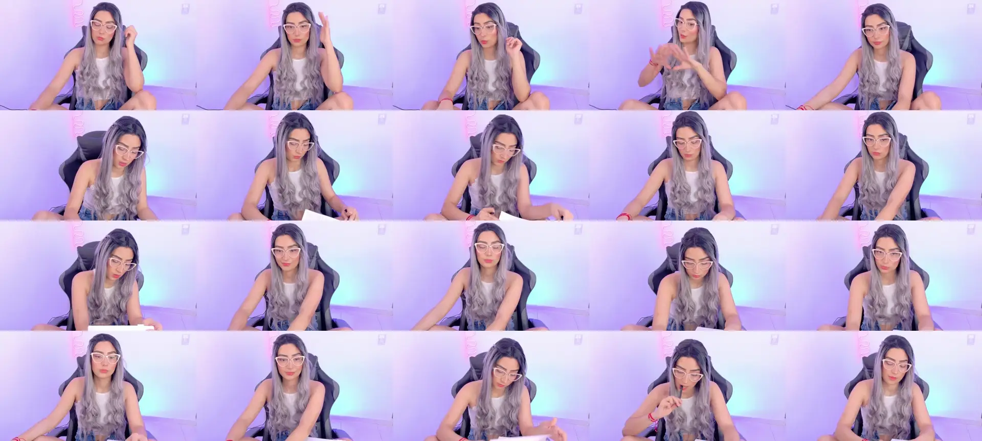 little_hotcat photo contact sheet