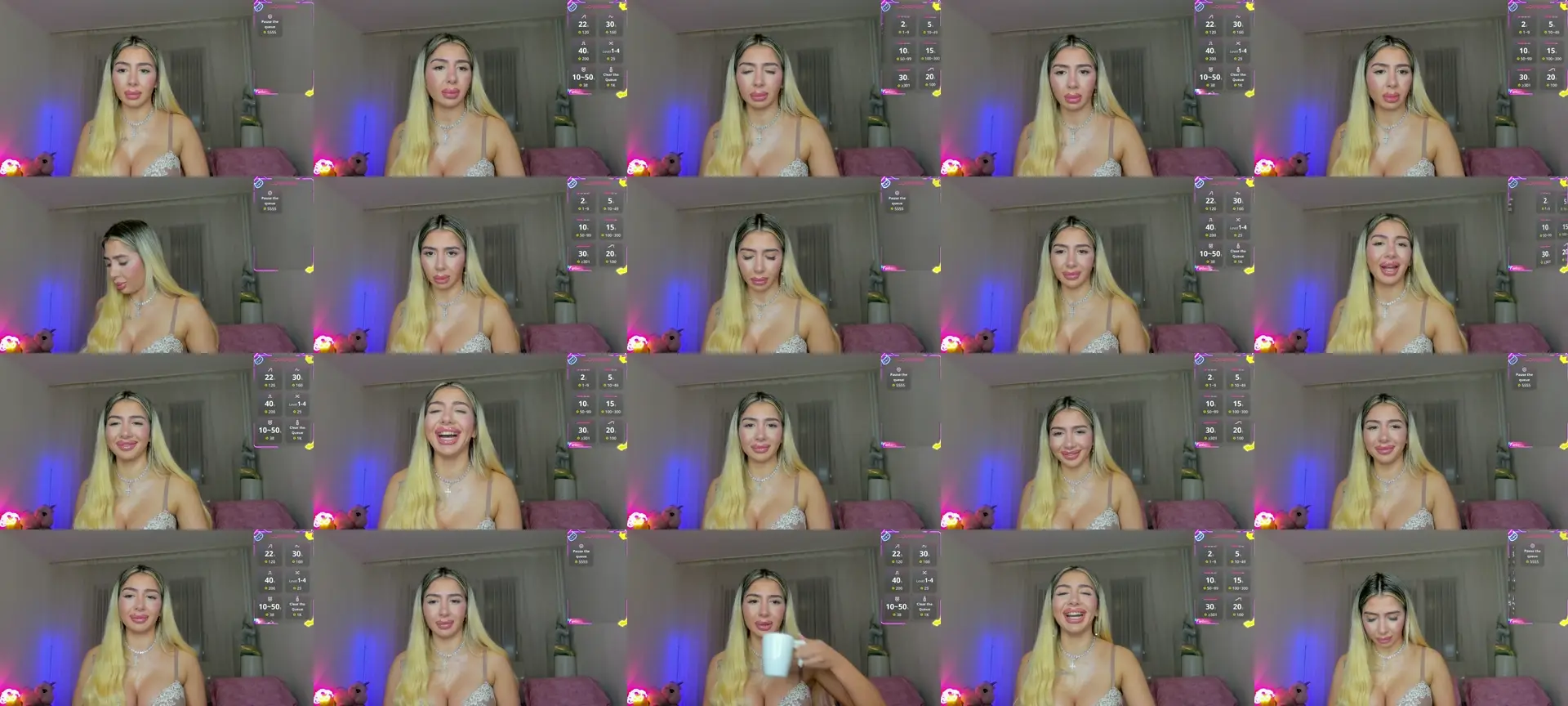 LucyRose photo contact sheet