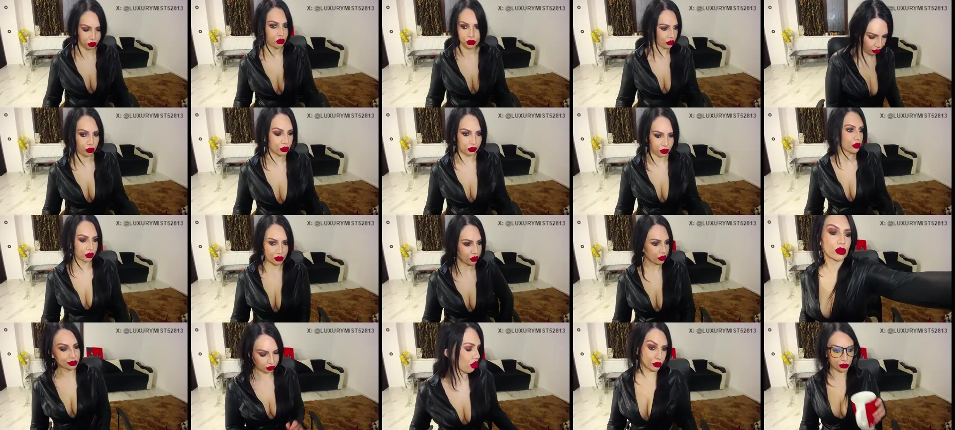 Luxurymistres photo contact sheet