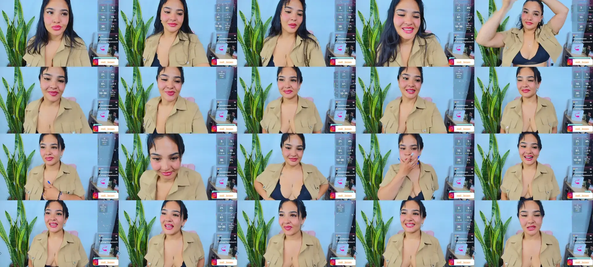 Meli__brown photo contact sheet