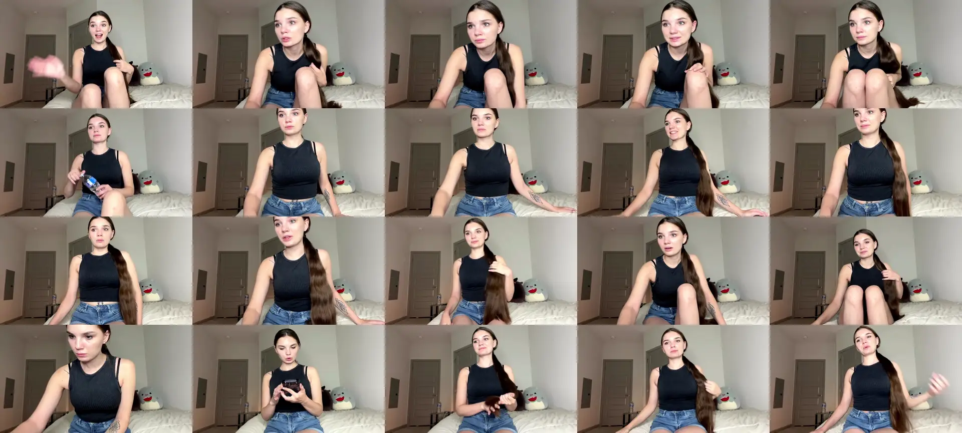 MiaSunBaby photo contact sheet