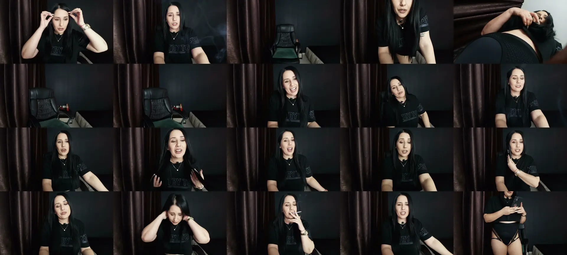 Missdyaa photo contact sheet