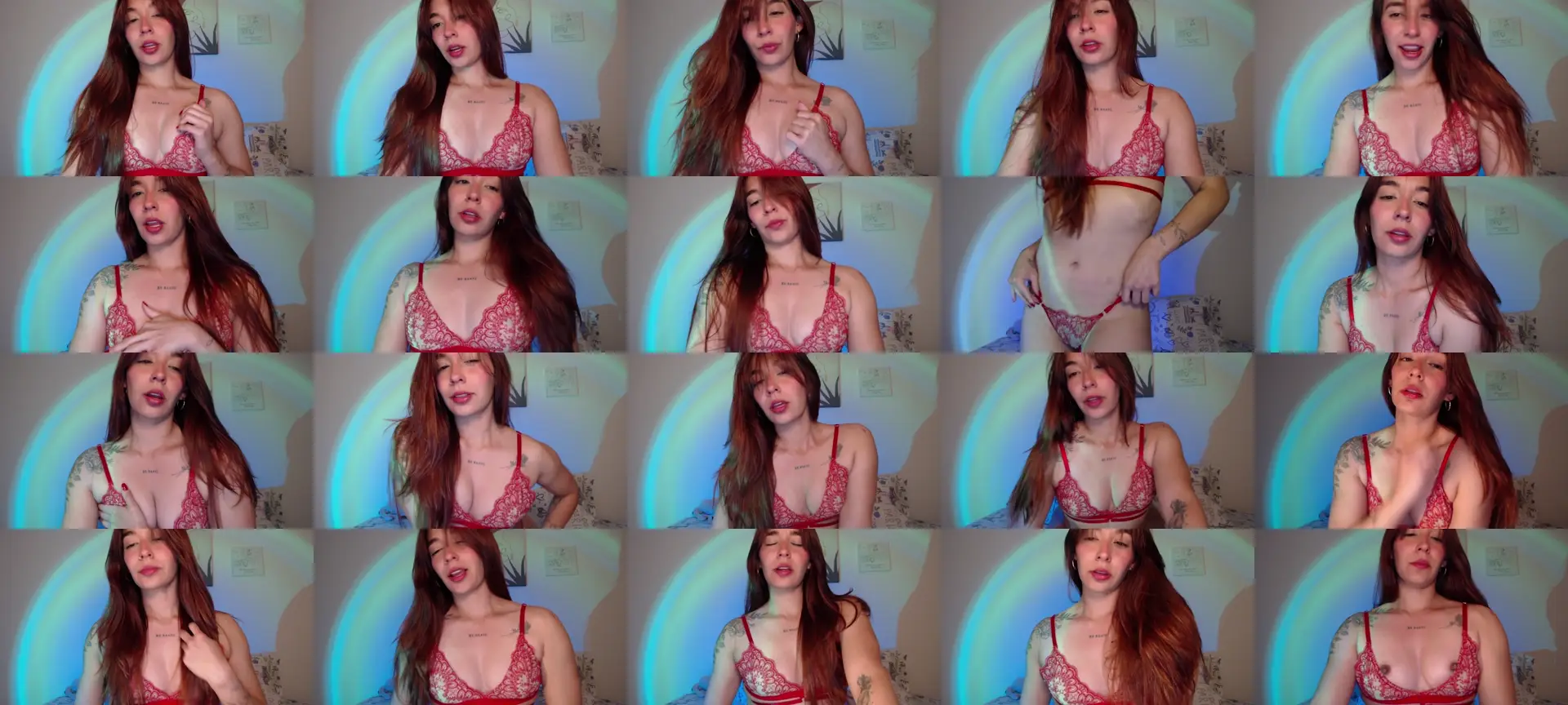 MissHayleyy photo contact sheet