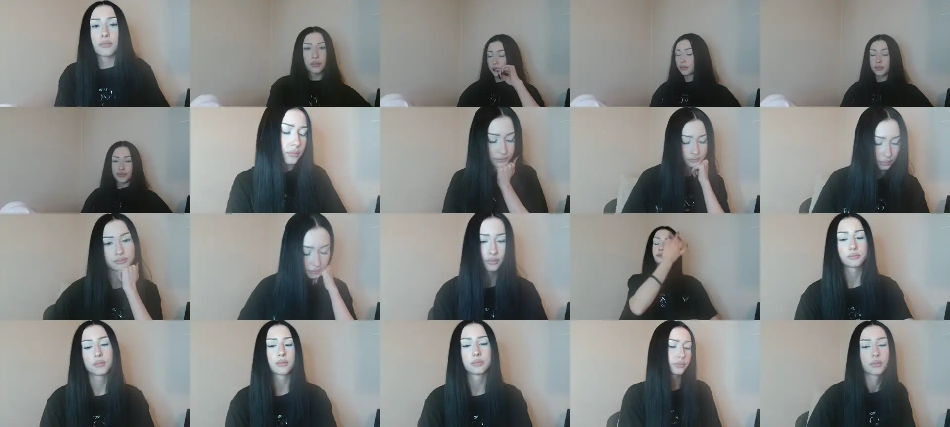 MissYulia photo contact sheet