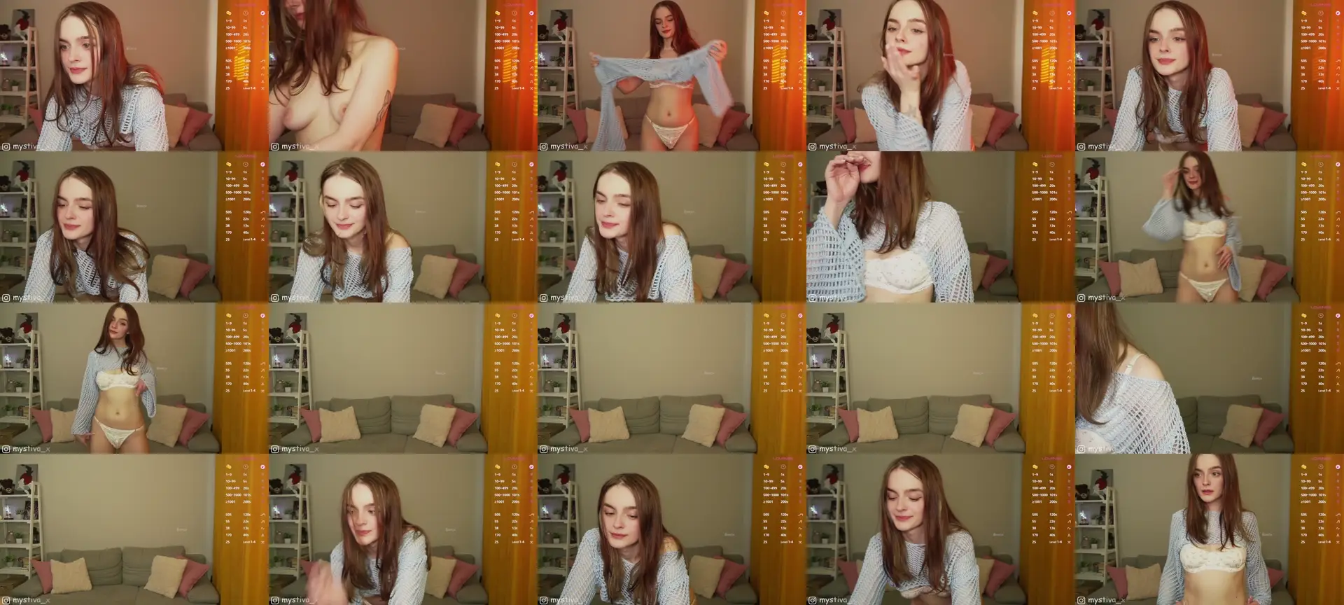 Mistiva photo contact sheet