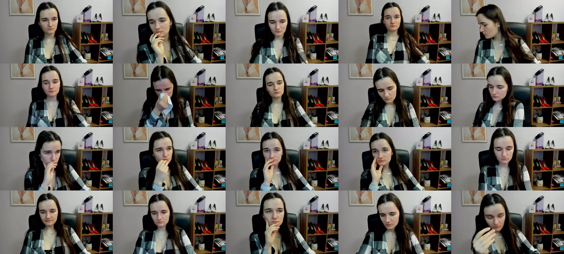 NastyKate photo contact sheet