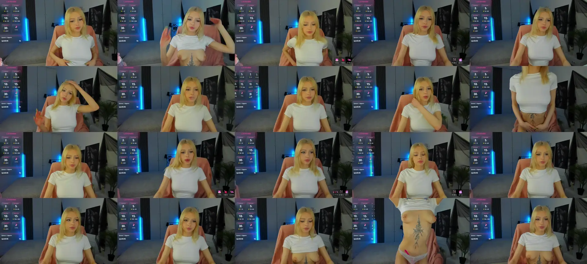 NekoWhite photo contact sheet