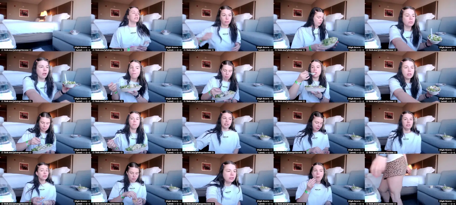 PlutoPrincess photo contact sheet