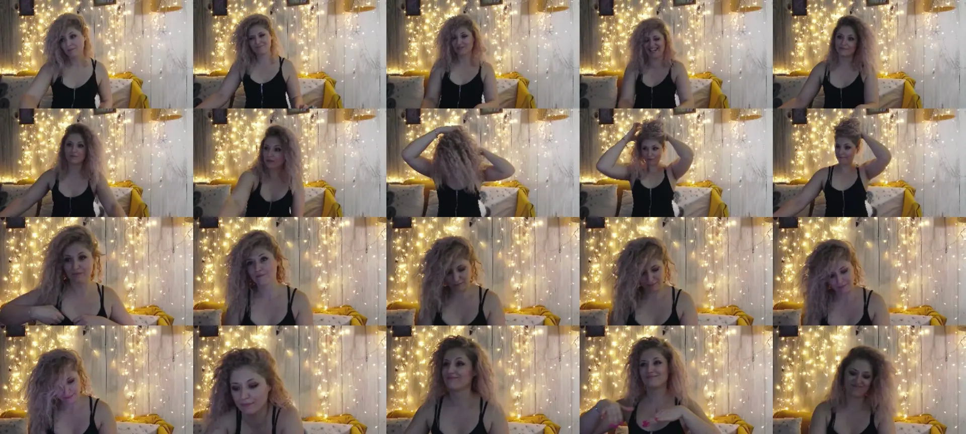 SassyKate photo contact sheet