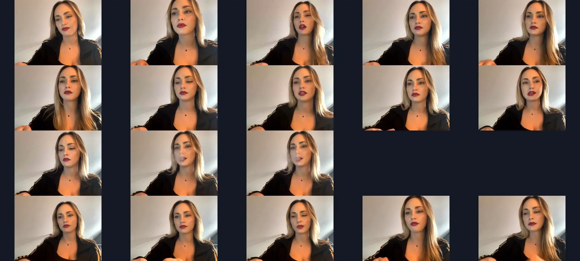 ScarlettBody photo contact sheet