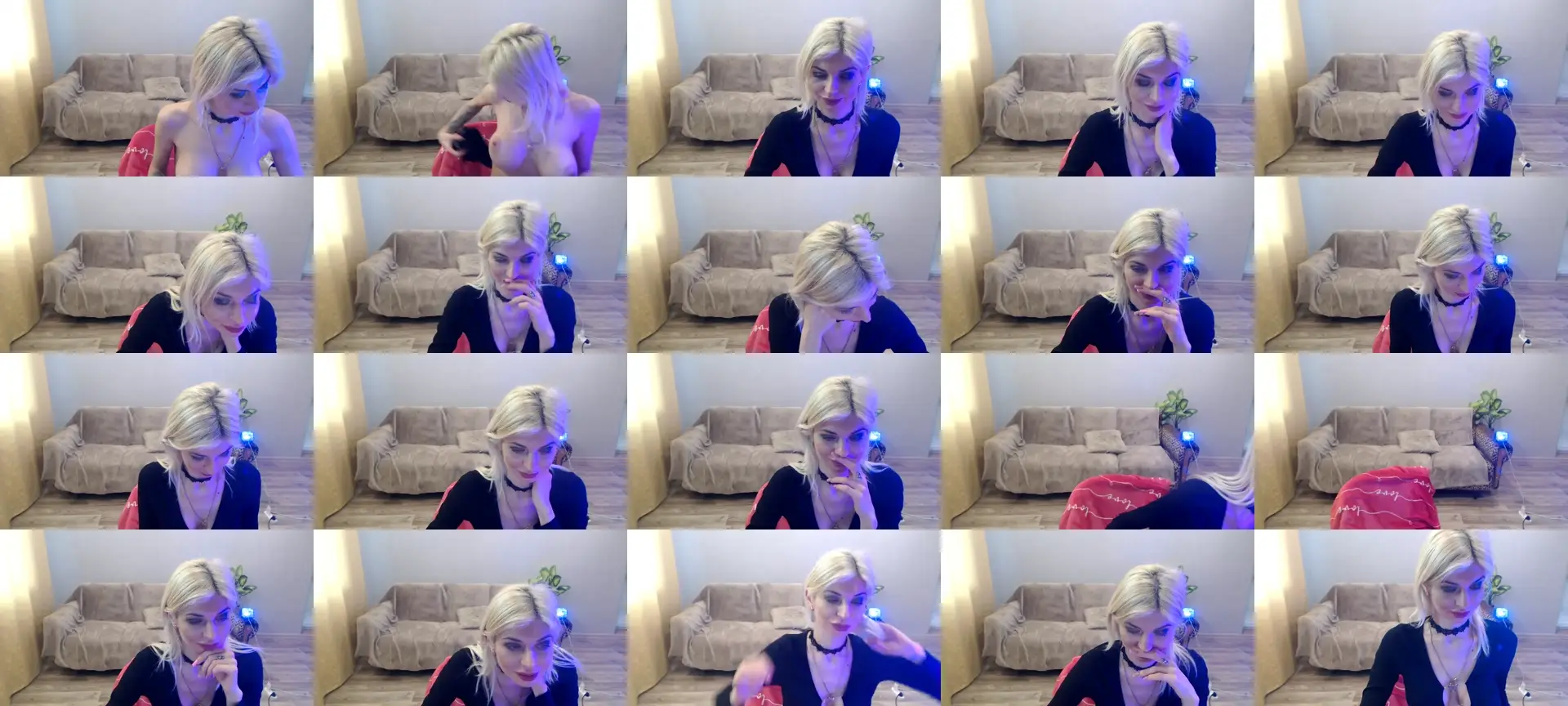 SexyBeatriice photo contact sheet