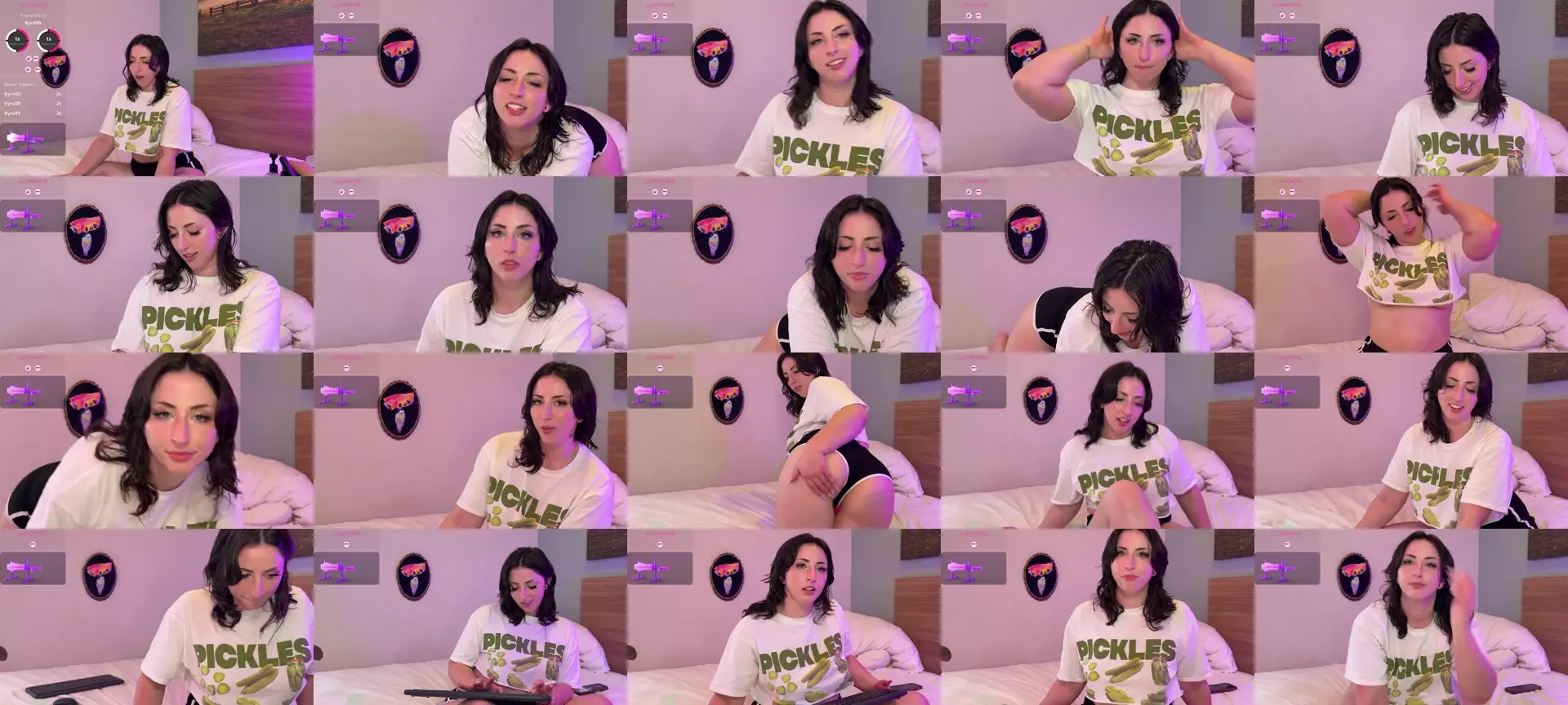 Sexylv photo contact sheet