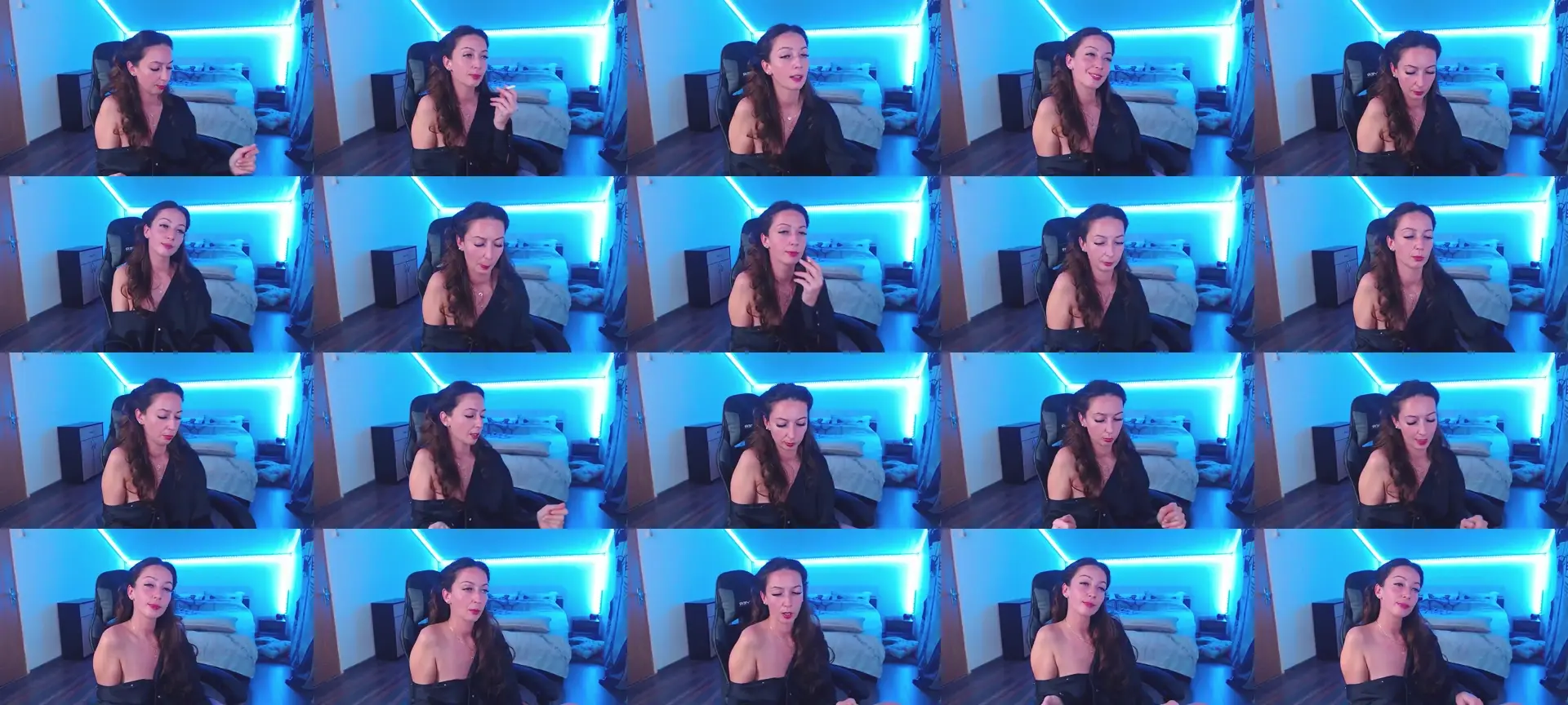 SlimCurly photo contact sheet