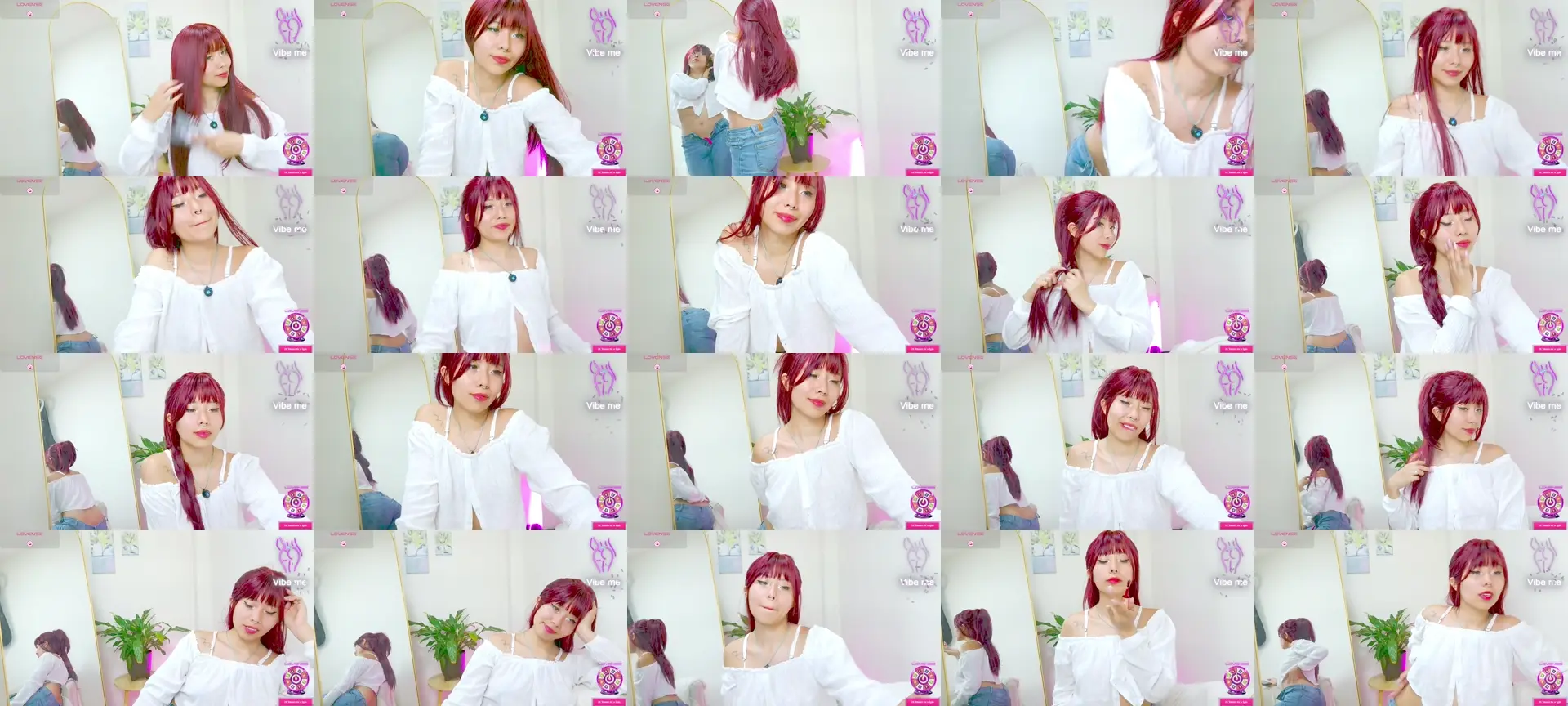 SofieKittie photo contact sheet