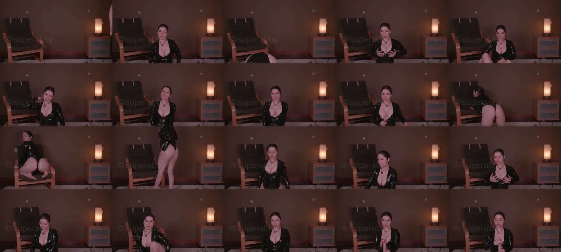 SuperAbby photo contact sheet