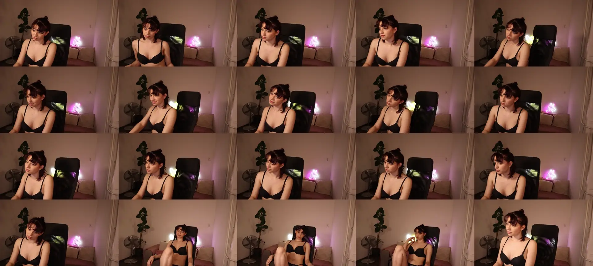 SweetAmelia25 photo contact sheet