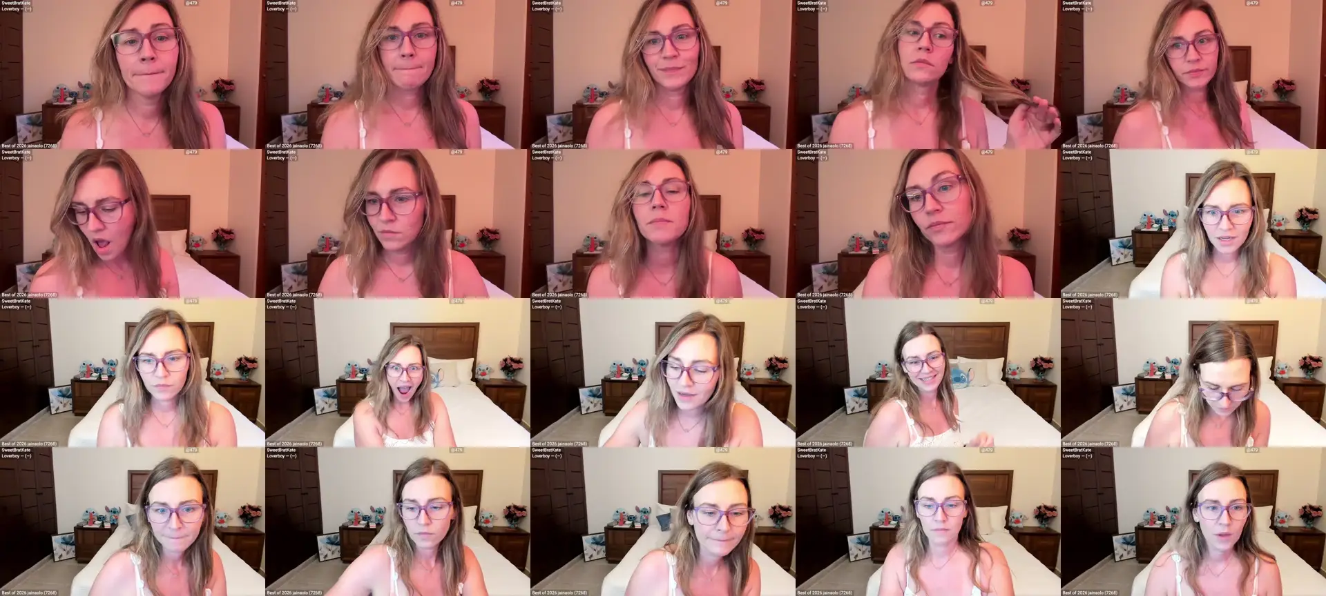 sweetbratkate photo contact sheet