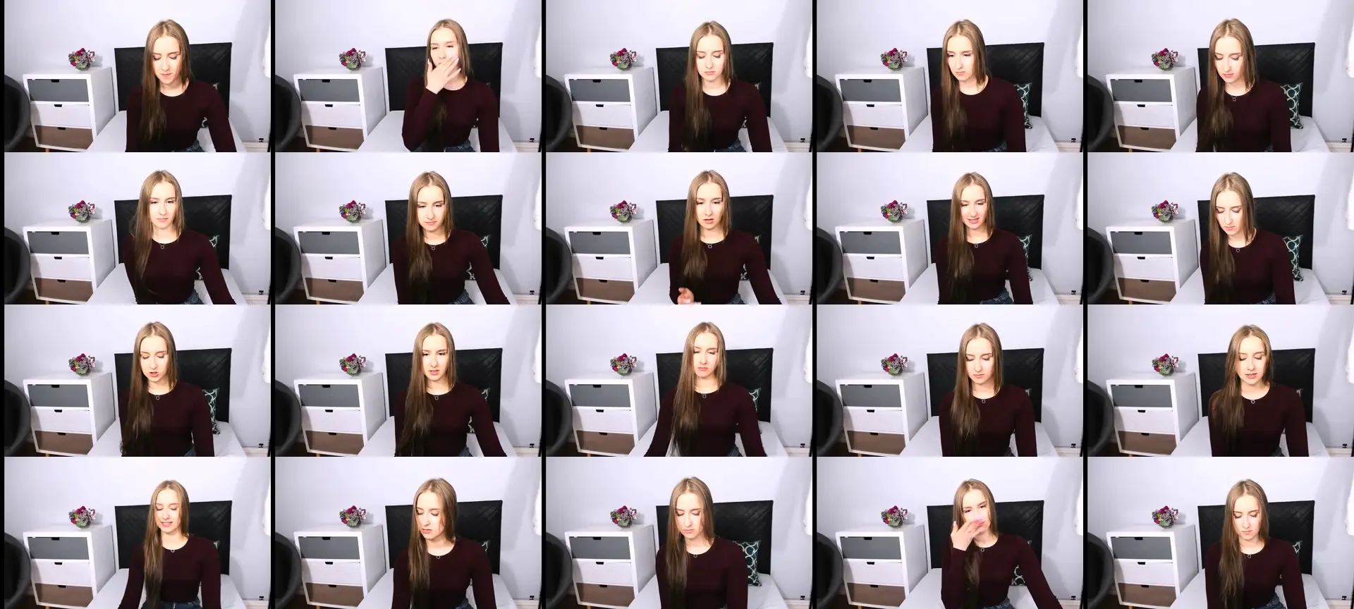 VanessaTop photo contact sheet