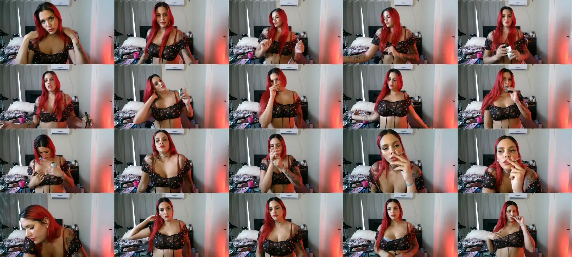 VanillaSkylar photo contact sheet