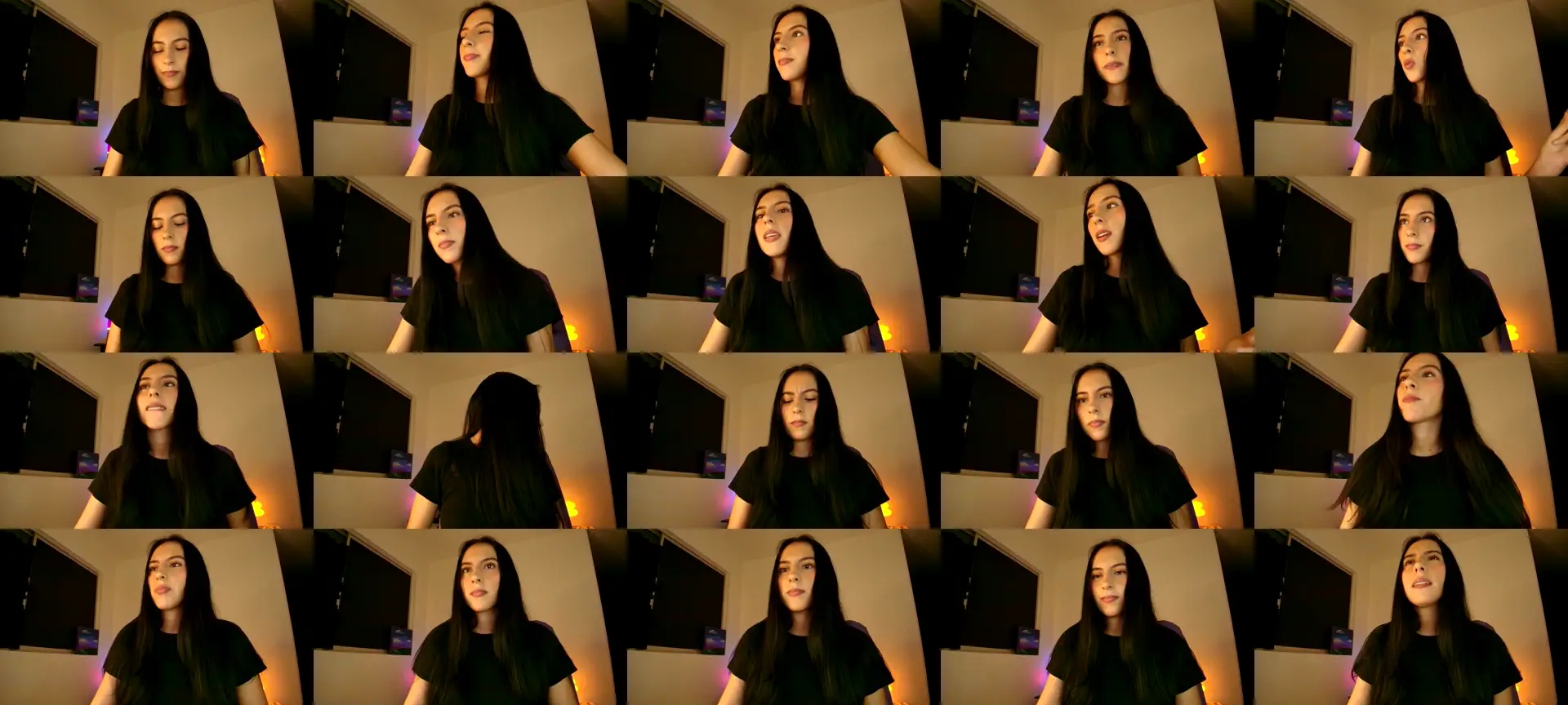 Violettabae photo contact sheet