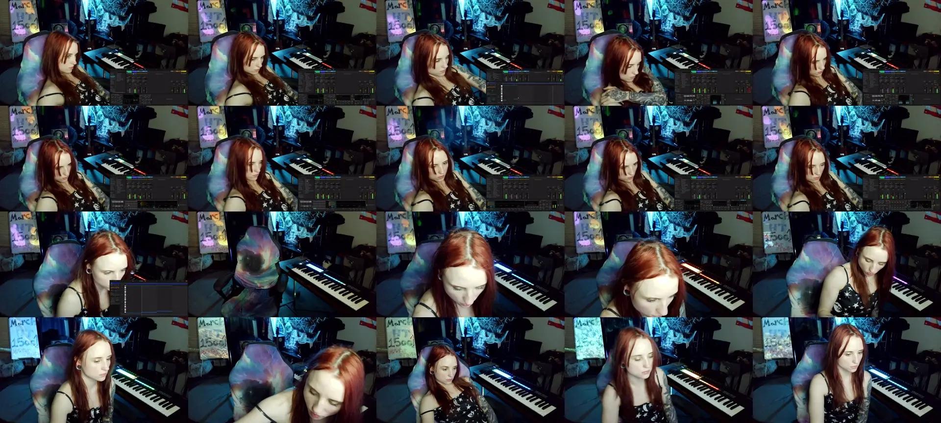 XLilithxMoonX photo contact sheet