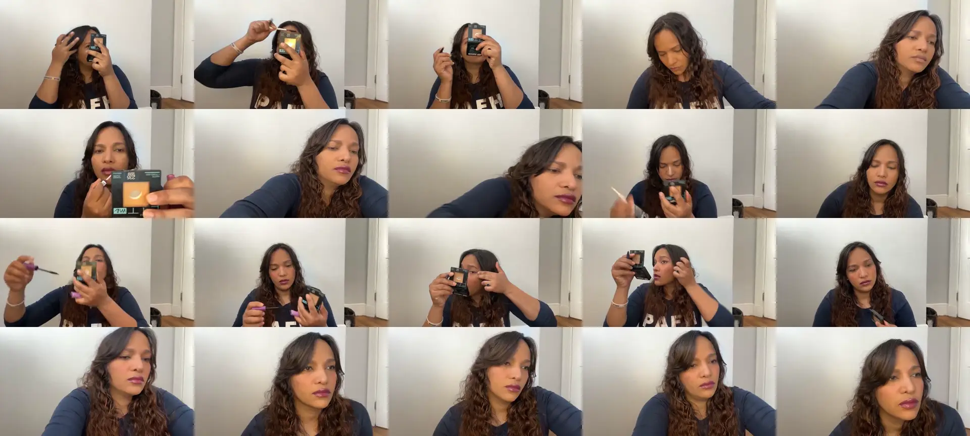 Xmichellese photo contact sheet