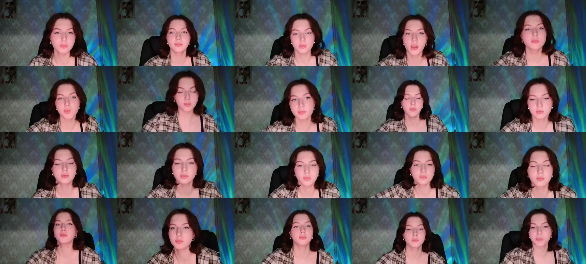 YesLady photo contact sheet