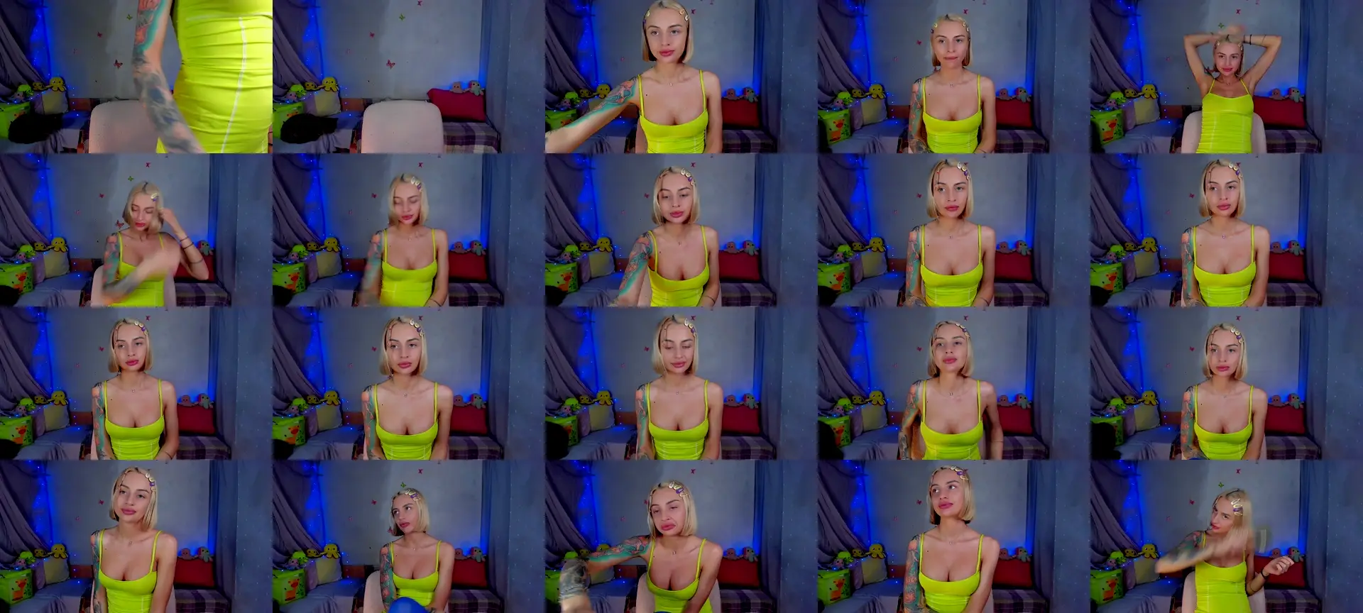 YourLizzyDoll photo contact sheet