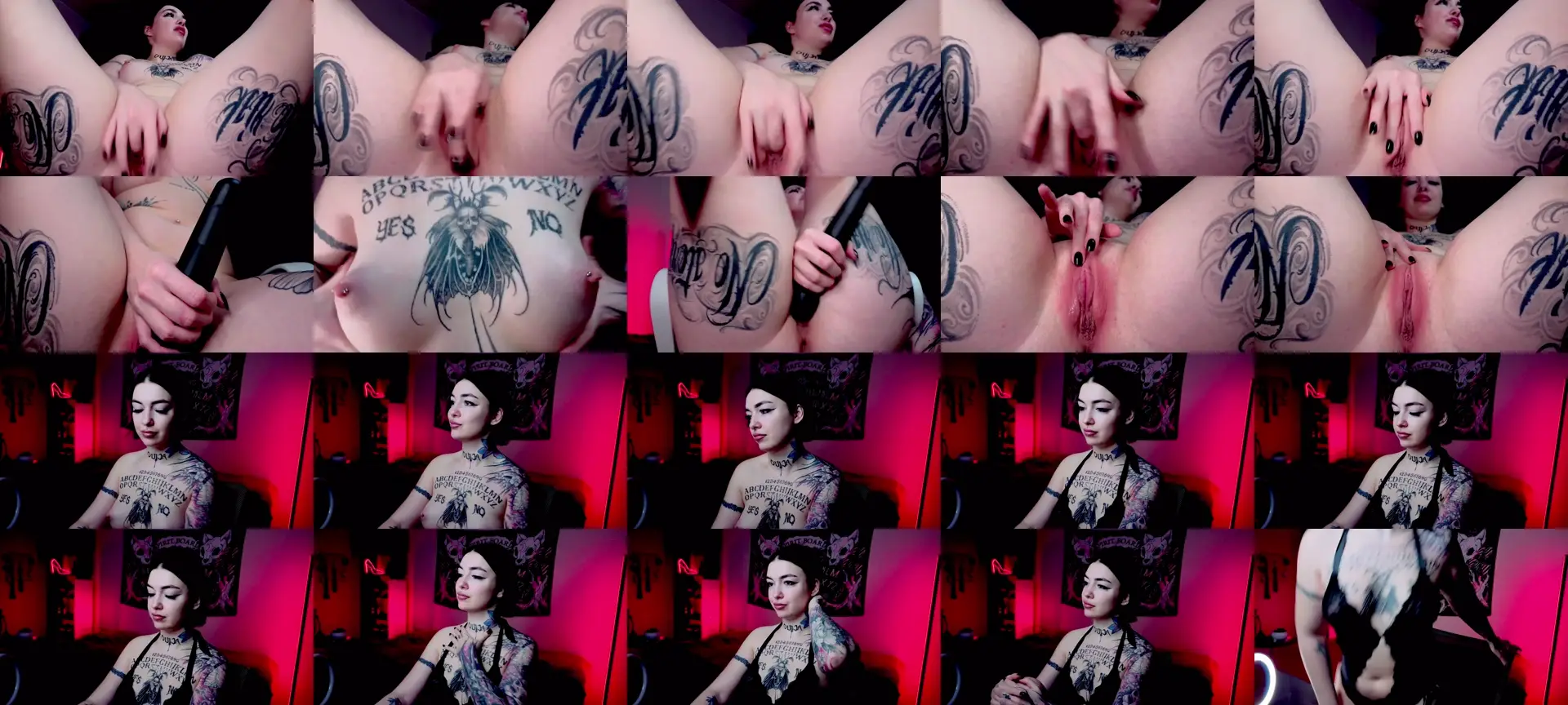 AllieStark photo contact sheet