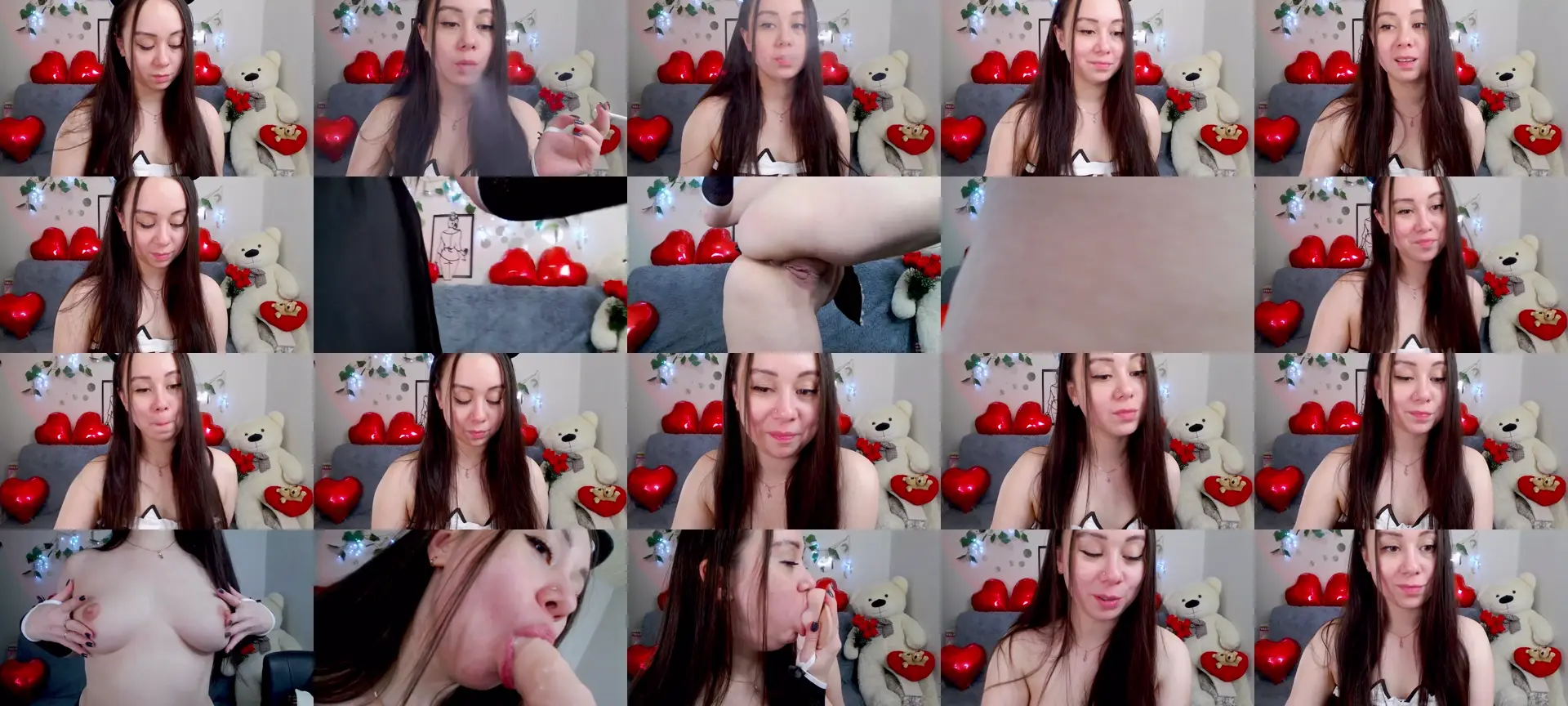 AmandaWet photo contact sheet