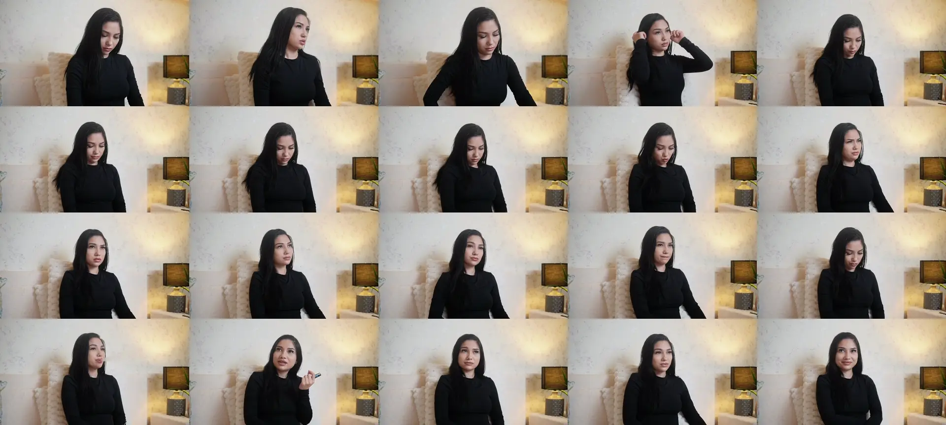 AmyCarrera photo contact sheet