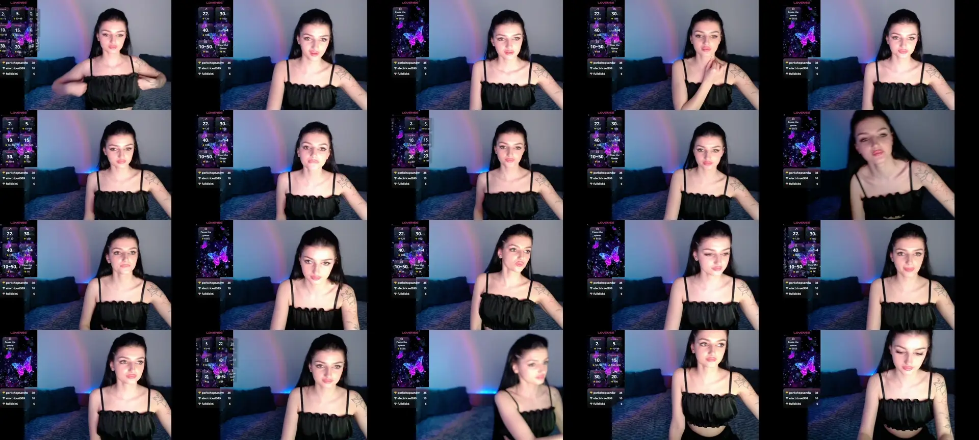 BlackCatt photo contact sheet