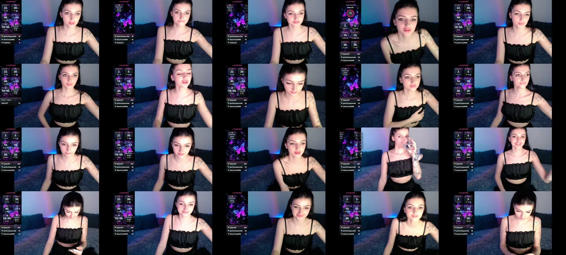 BlackCatt photo contact sheet