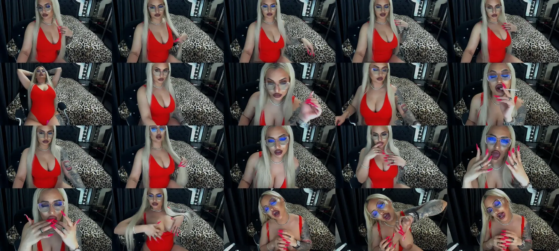Blonde_kitty_ photo contact sheet