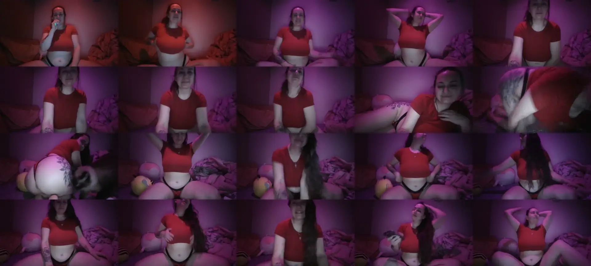 Busteebetty69 photo contact sheet