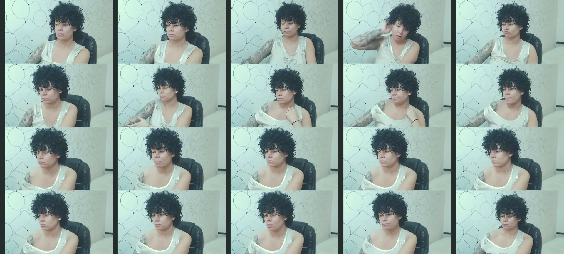 CurlyAnne_ photo contact sheet