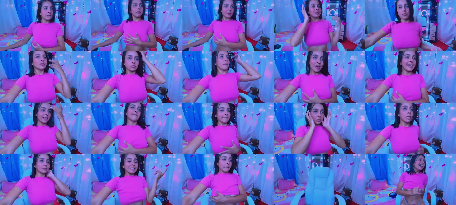 DanielaLatin photo contact sheet