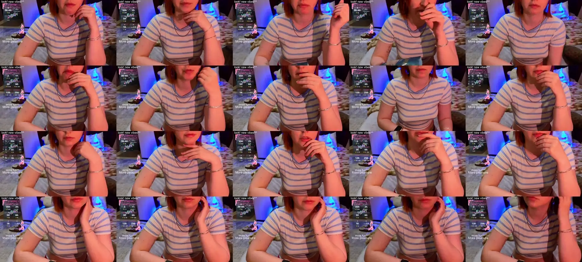 DerrieStar photo contact sheet