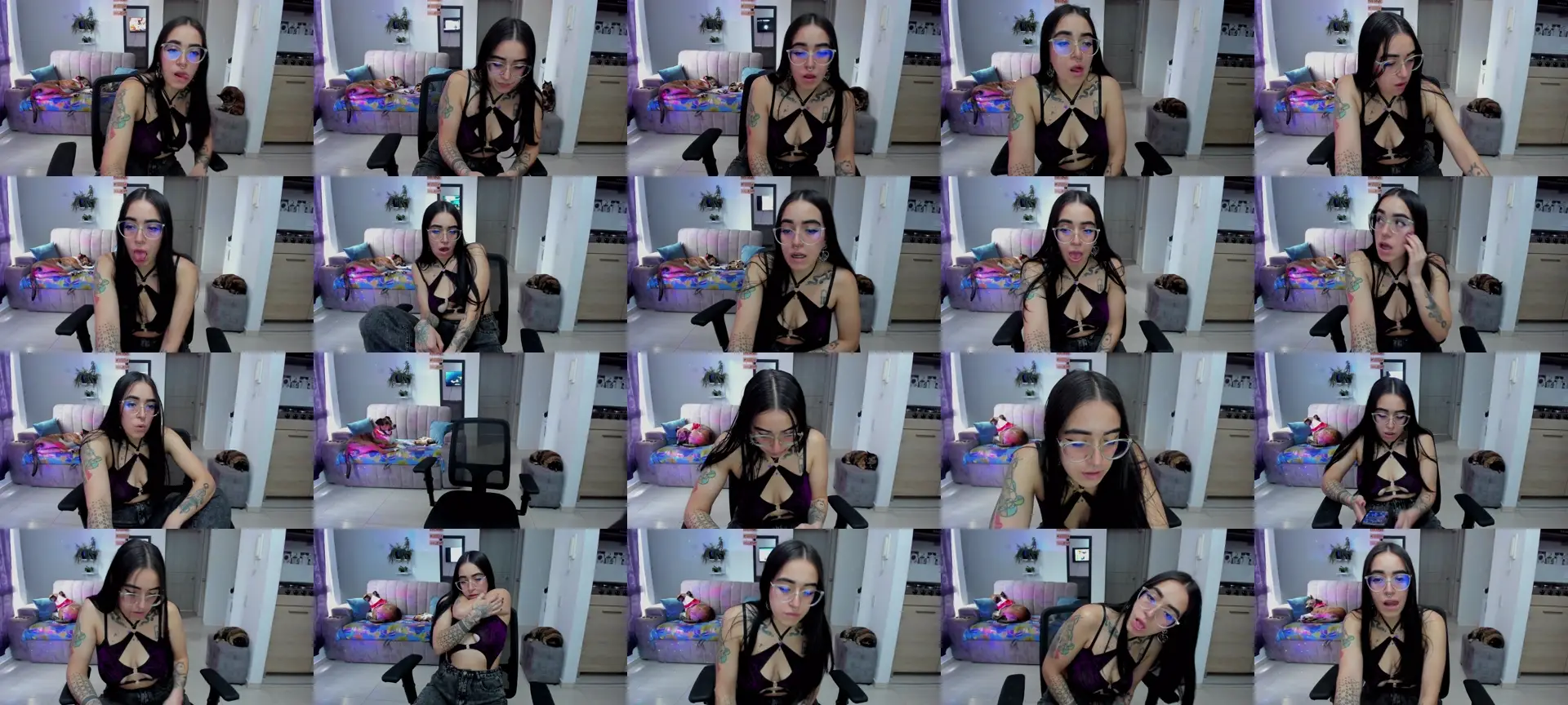 DominaSam88 photo contact sheet