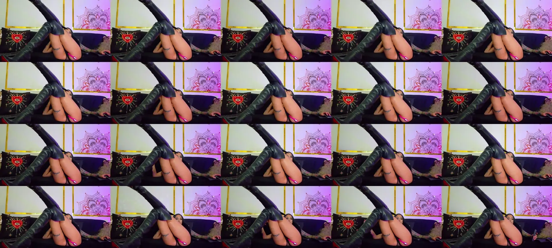 EllyaBlack photo contact sheet