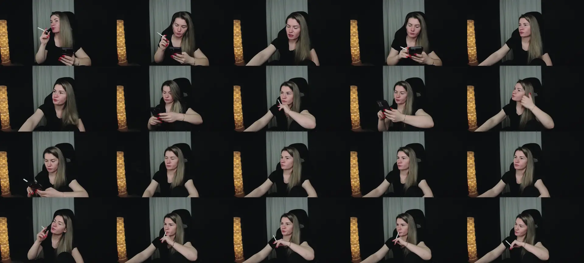 EveGoddes photo contact sheet