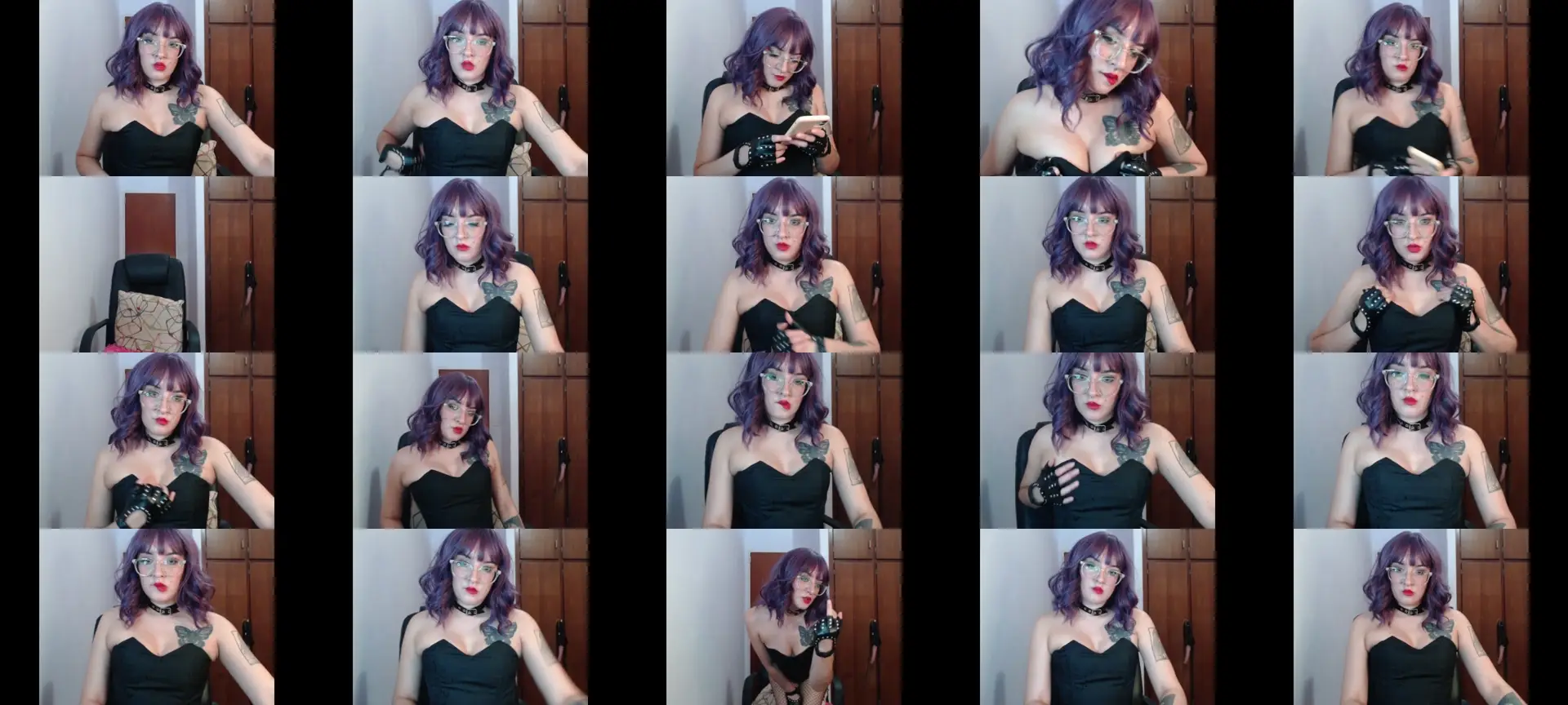 GodessNami photo contact sheet