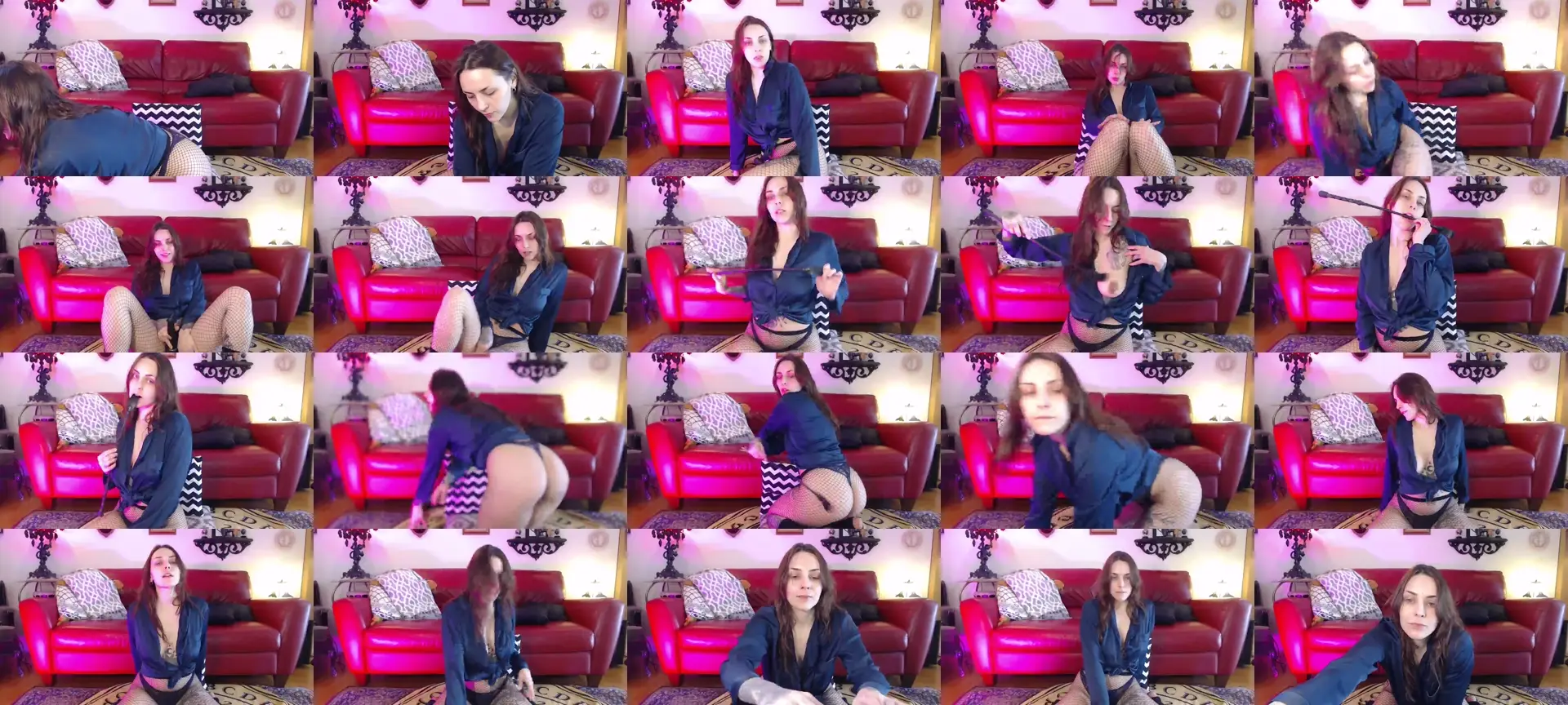 Goth_stripper photo contact sheet