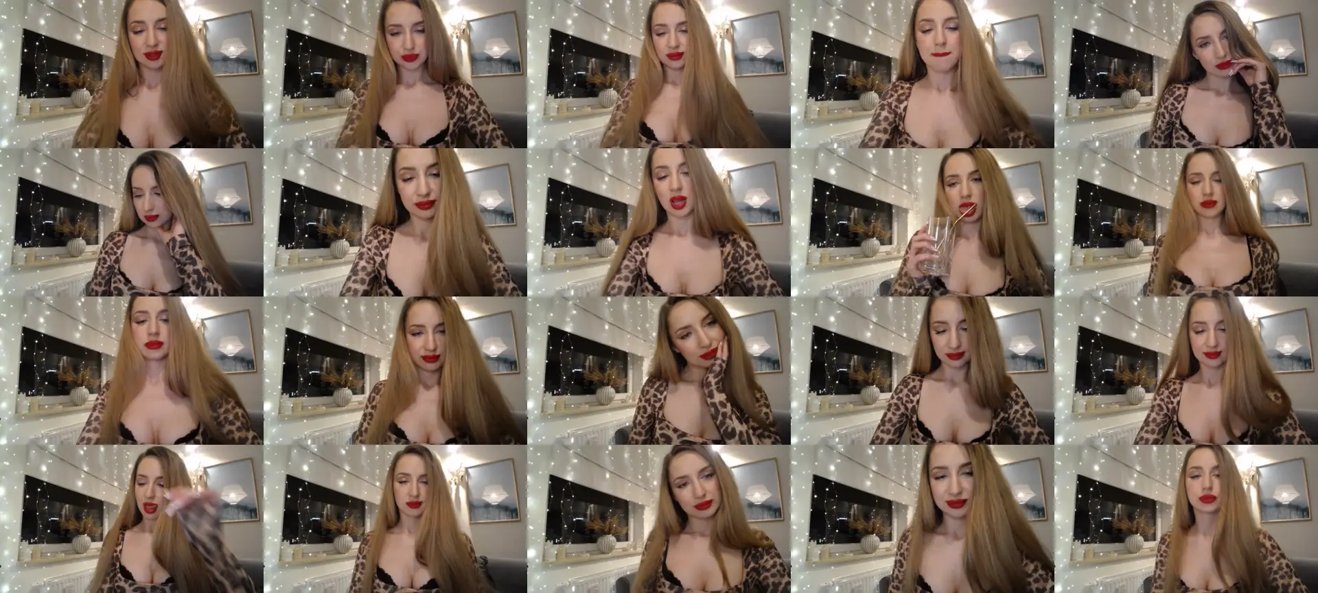 JulietteGlow photo contact sheet
