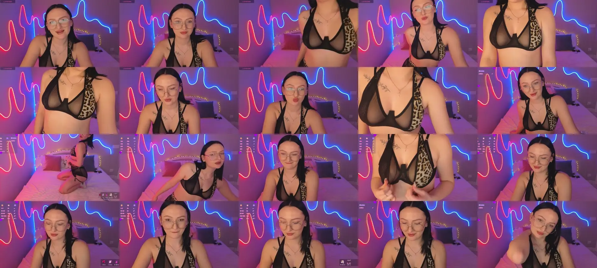 KittyBlush photo contact sheet