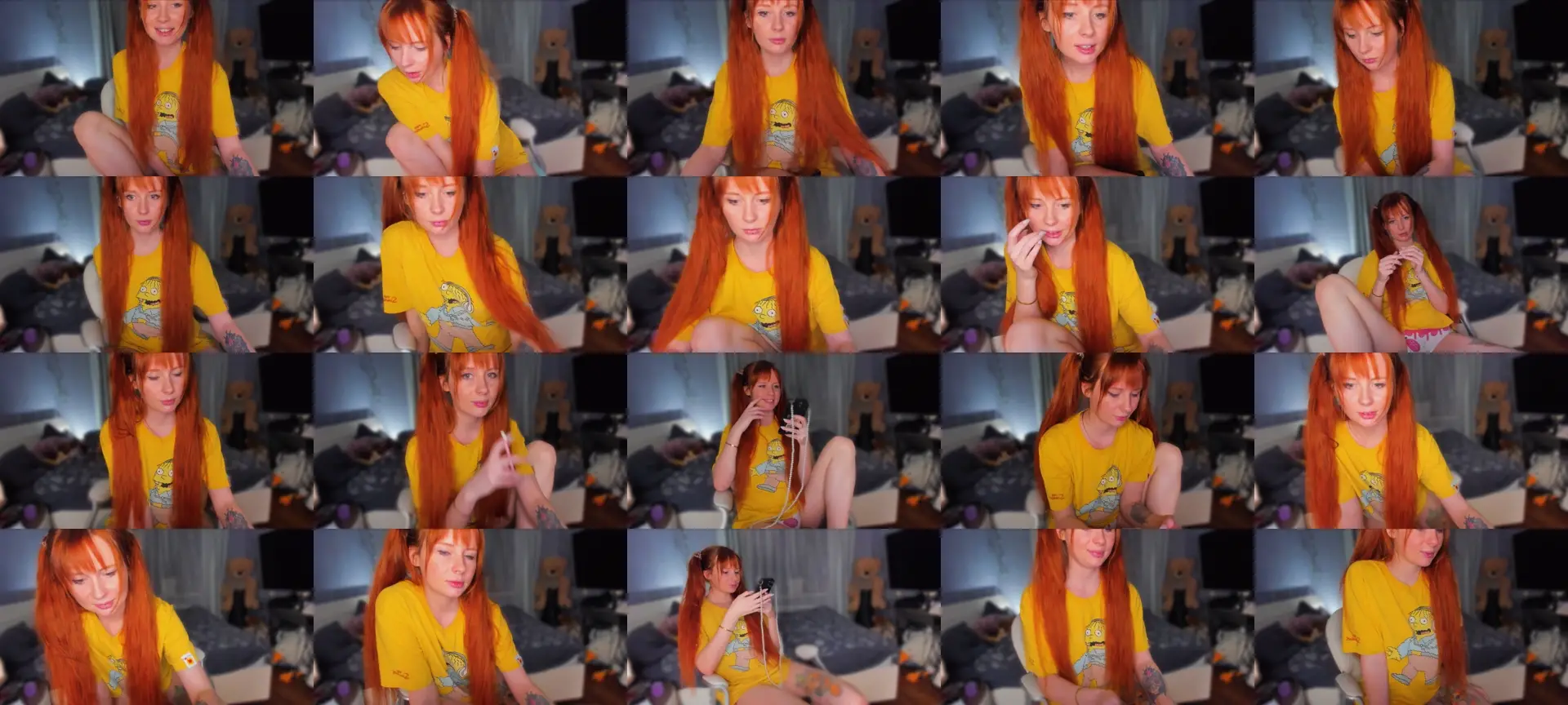 Klementina666 photo contact sheet