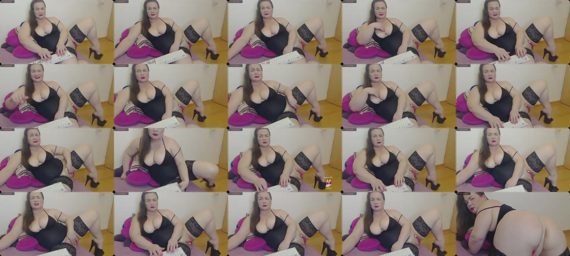 Lady_Adrianna photo contact sheet