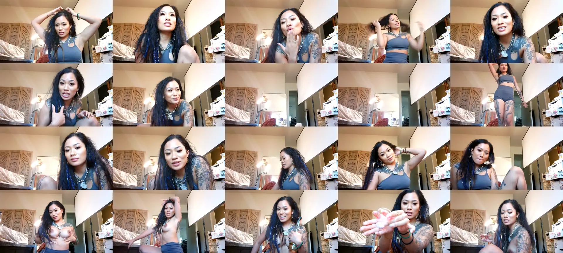 Lovelyxmacii photo contact sheet