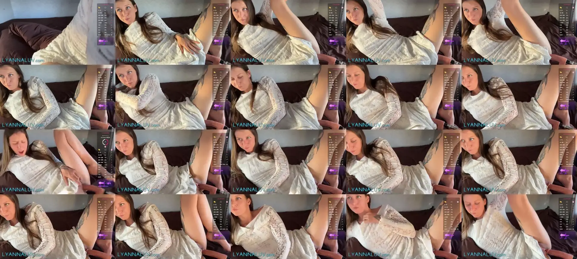 LyannaLuv photo contact sheet